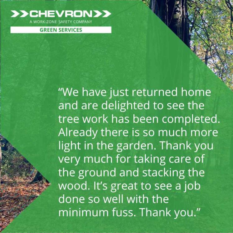 Chevron Green Services proudly deliver exceptional results for clients and their customers