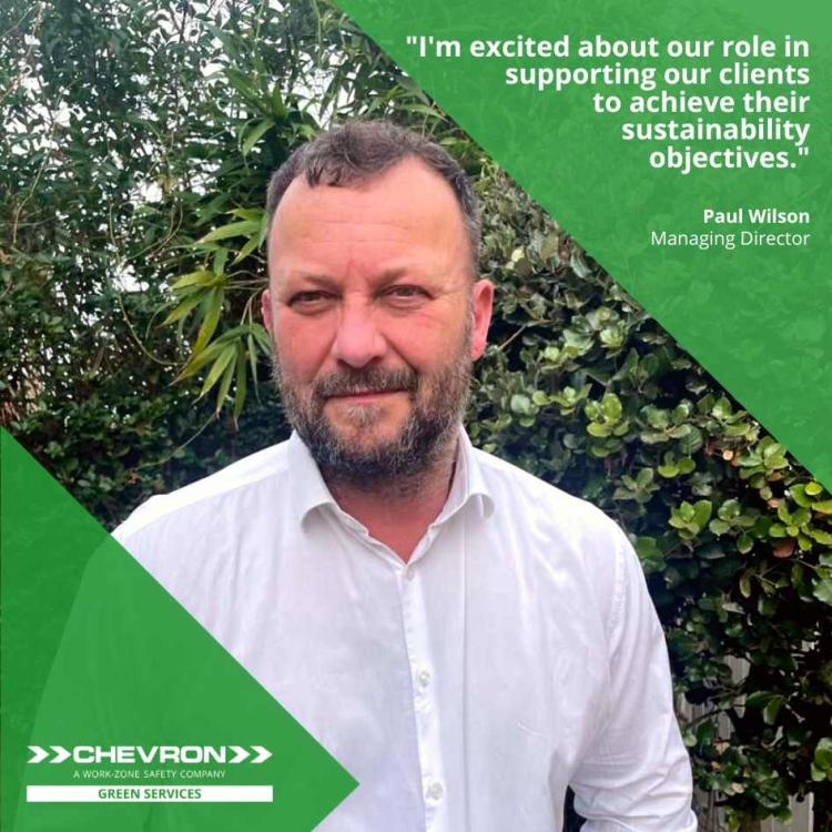 Meet Paul Wilson, our new Chevron Green Services and Chevron Green Consultancy Managing Director