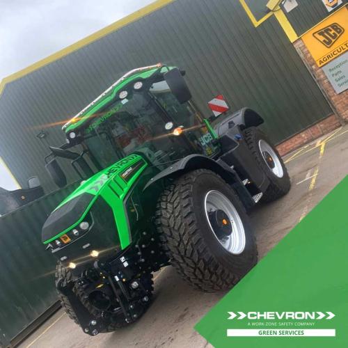 Three Fastrac tractors have joined the Chevron Green Services fleet